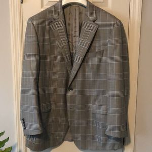 Plaid Samuelsohn blazer medium/light weight wool